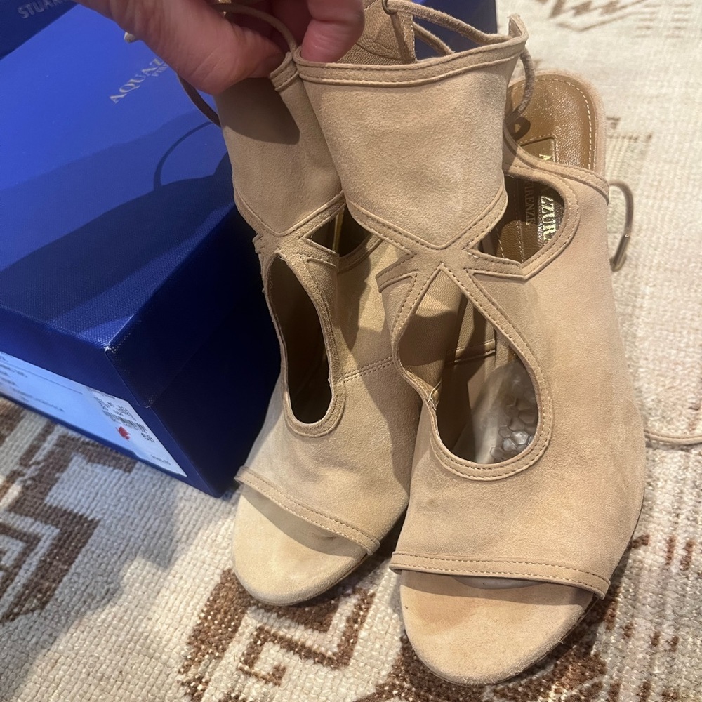 Aquazzura NEW Heels Nude size 6